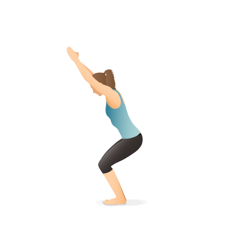 Utkatasana - Chair Pose